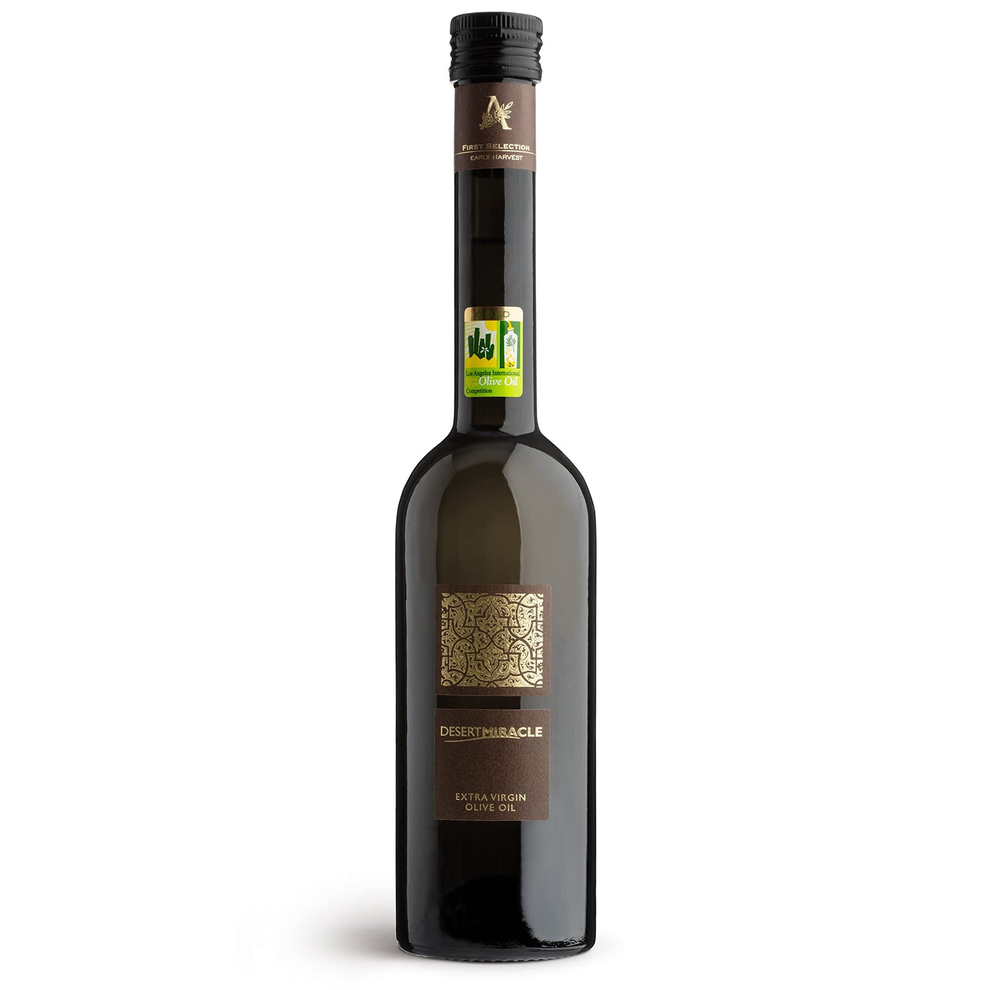 DESERTMIRACLE Cold Pressed Polyphenol Rich Moroccan Olive Oil, Organic Extra Virgin Olive Oil with High Polyphenols, First Cold Pressed EVOO from