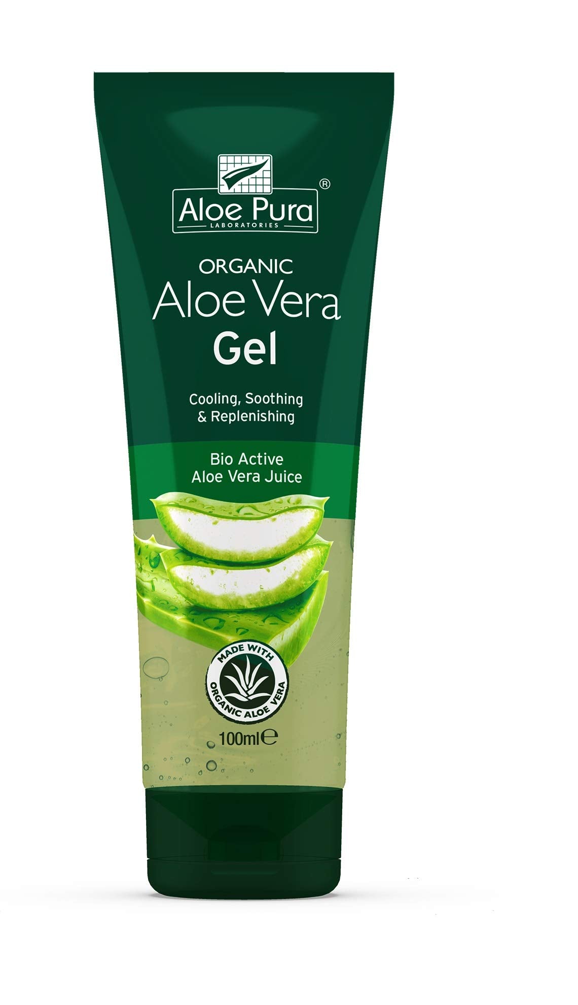 Optima Aloe Pura Organic Aloe Vera Gel - 6 x 100ml Tubes