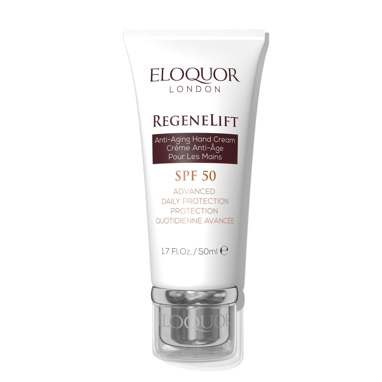 Eloquor London RegeneLift Anti-Aging Hand Cream, SPF 50 Advanced Daily Protection, 50ml