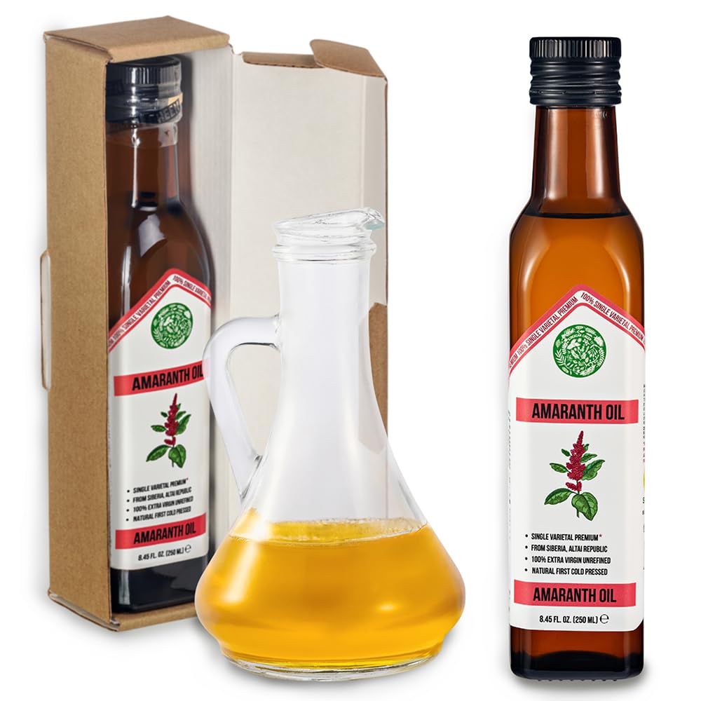 Siberian Green Amaranth Oil ? 250ml Single Varietal Oil Extra Virgin Unrefined Cold Pressed
