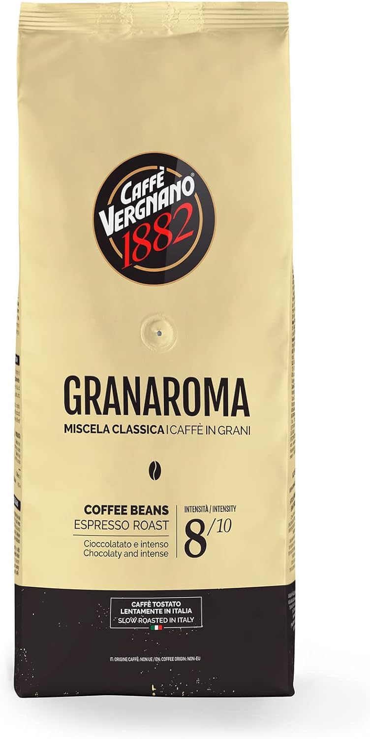 Caff? Vergnano 1882 Gran Aroma whole bean coffee - 1 pack x 1 kg