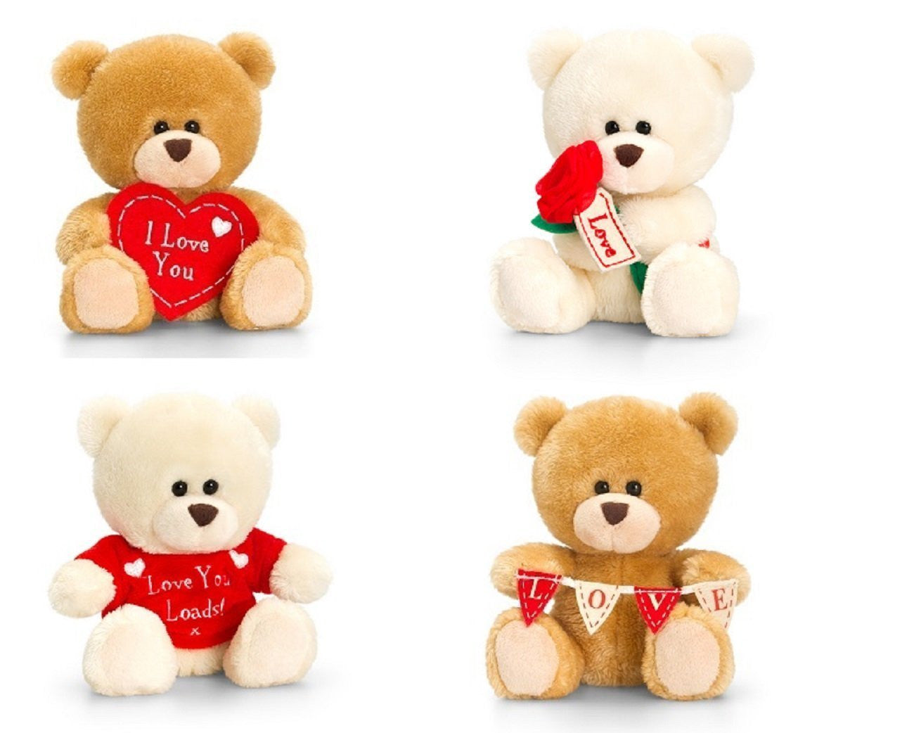 keel 14 cm valentines assorted one supplied