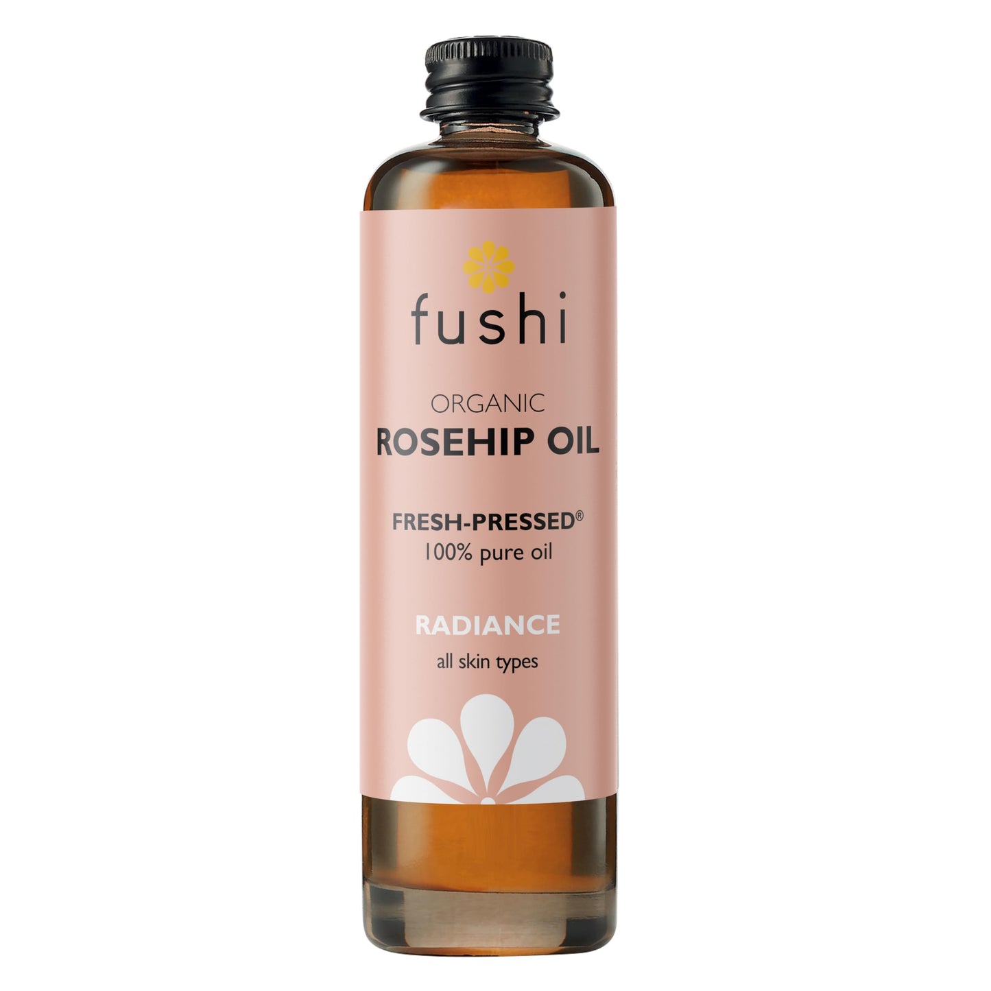 Fushi Organic Rosehip Seed Oil 100 ml | min Vitamin E 18.3 mcg/g | Fresh-Pressed | Best for Scars, Fine Lines & Stretch Marks | Ethical & Vegan