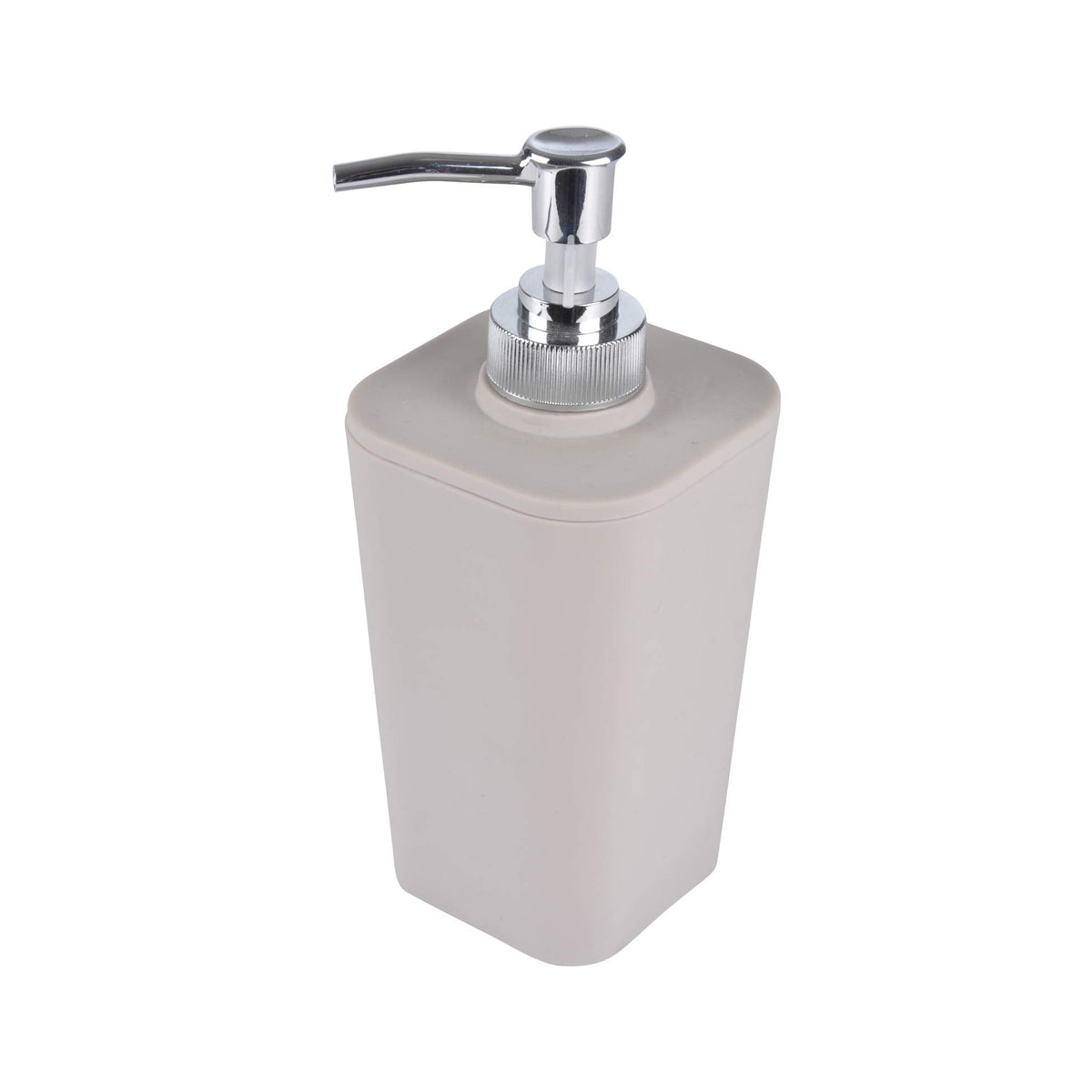 Douceur d'Int?rieur Soap Dispenser Soft Touch Effect 7 x 7 x 17.5 cm taupe