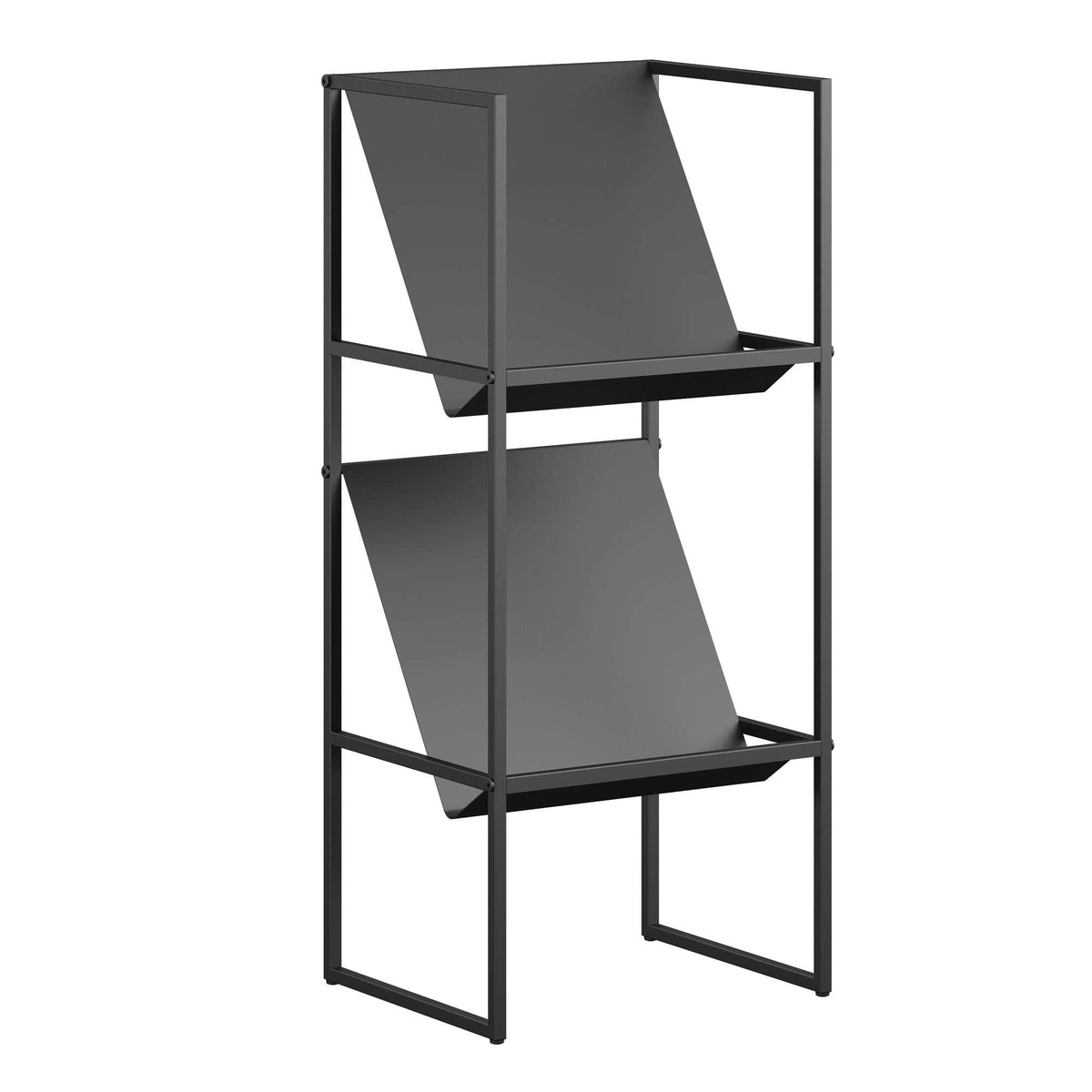 Novogratz Helix Vinyl Record Storage Black