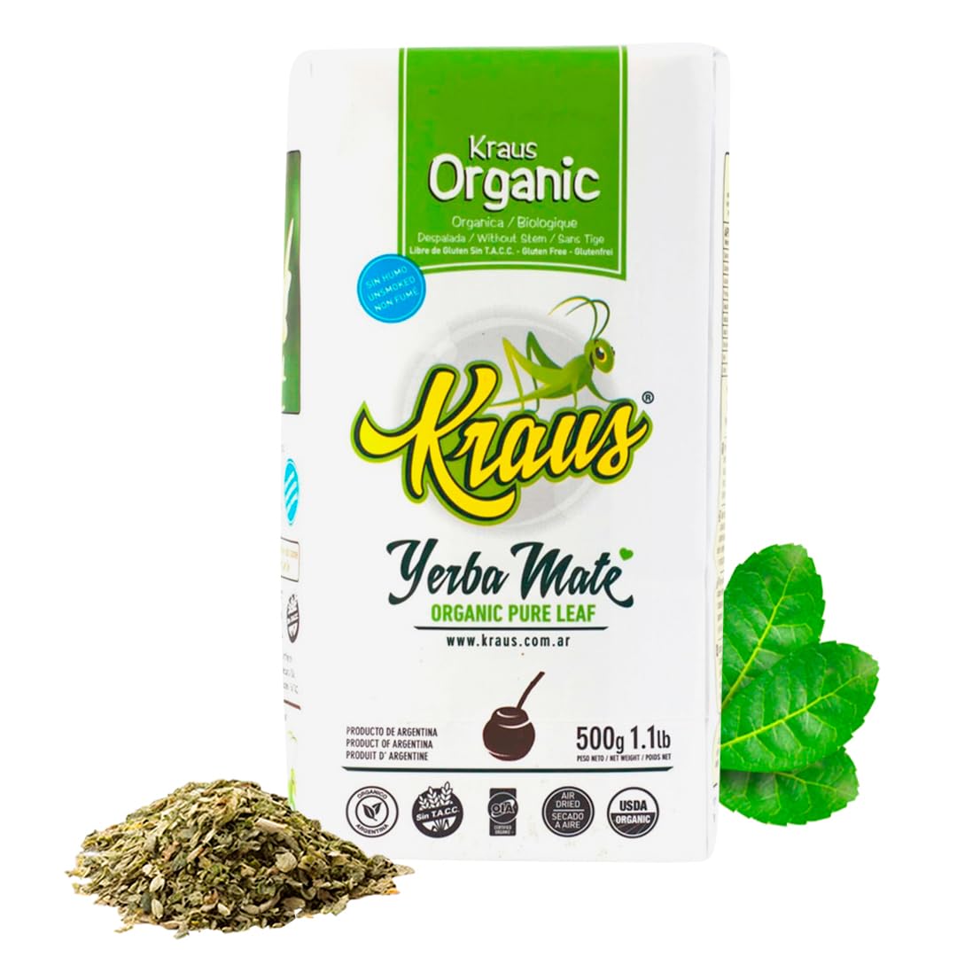 Yerba Mate Kraus Pure Leaf Organic 500g