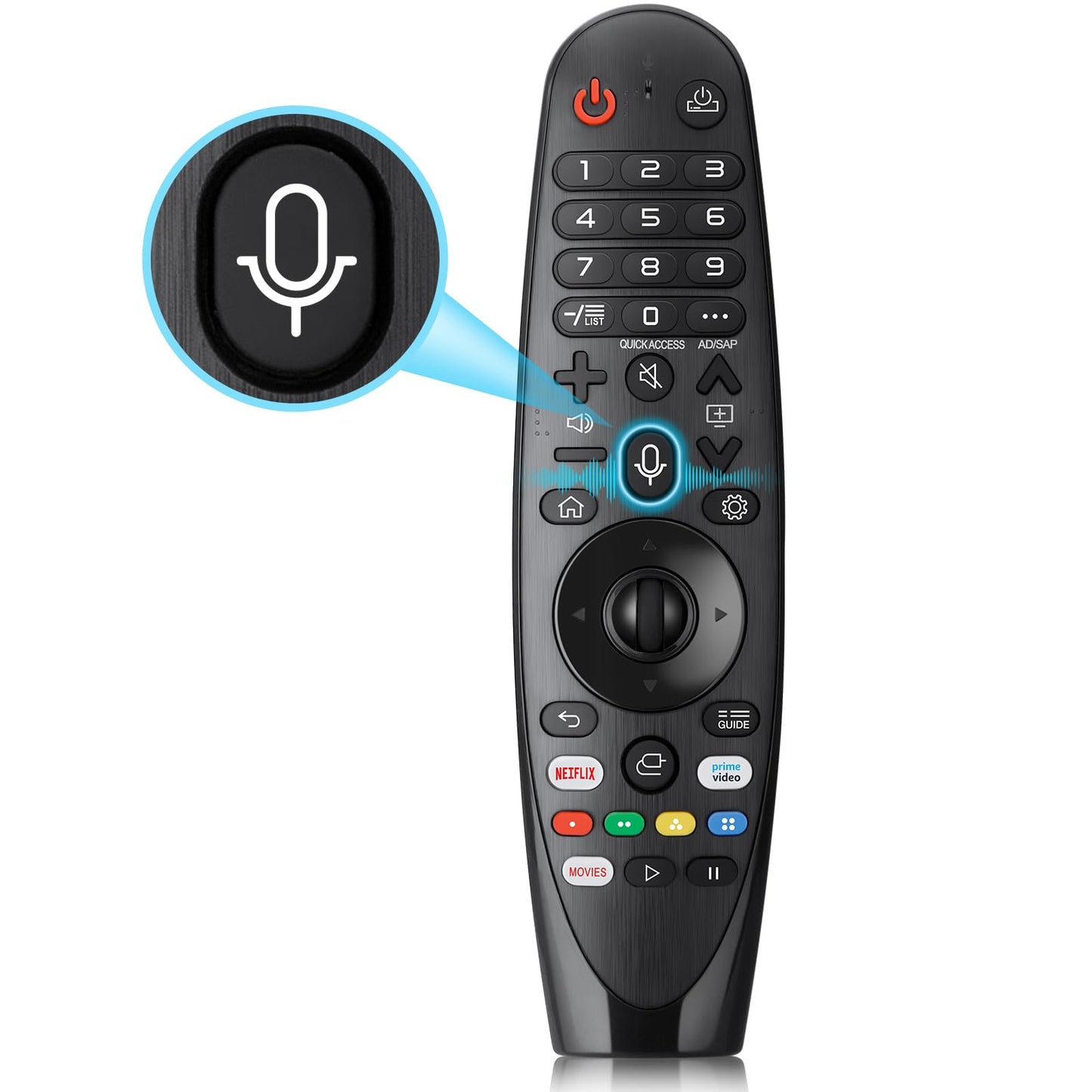 Magic-Remote for LG-Smart-TV-Remote, Replacement Voice Remote for LG Nanocell UHD OLED LED LCD HD TV