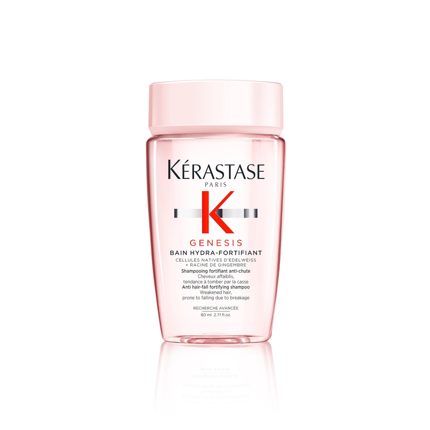 K?rastase Genesis Hydra-Fortifying Anti Hair-Fall Shampoo for weakened hair, prone to falling due to breakage. Enriched with Aminexil, Edelweiss