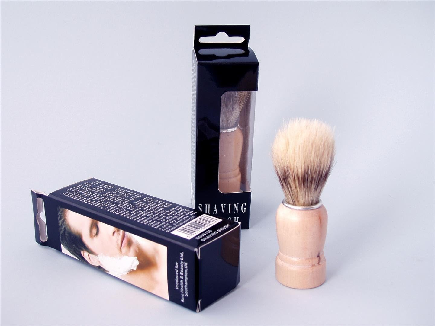 Sure Men's Traditional Natural Bristle Shaving Brush