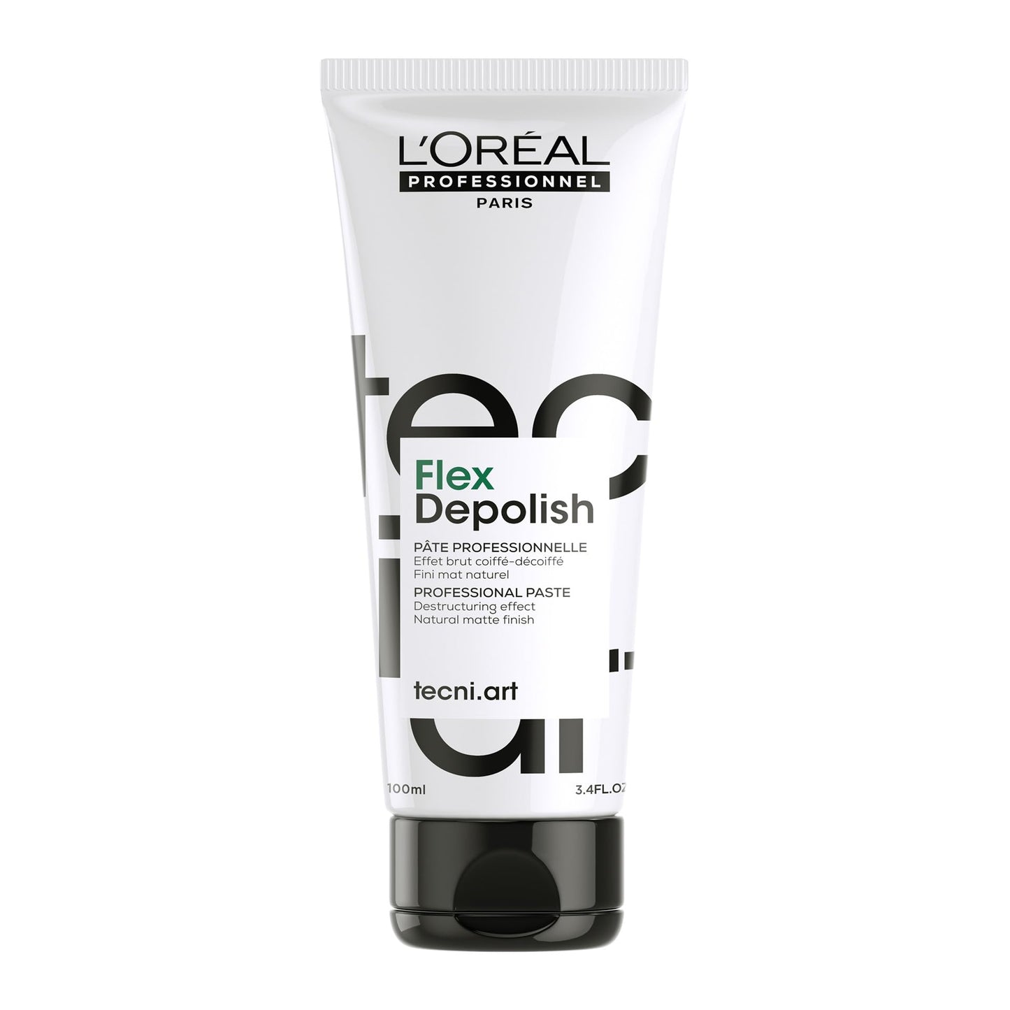 L'Or?al Professionnel Tecni.ART Flex Depolish, Texturizing Hair Styling Paste, For Deconstructed Styles, 100 ml