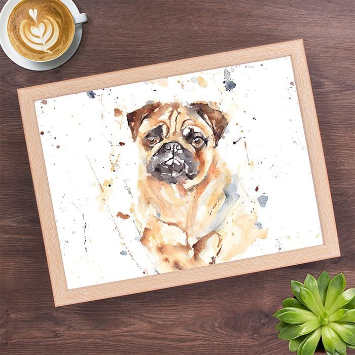 Mans Best friend Pug Lap tray