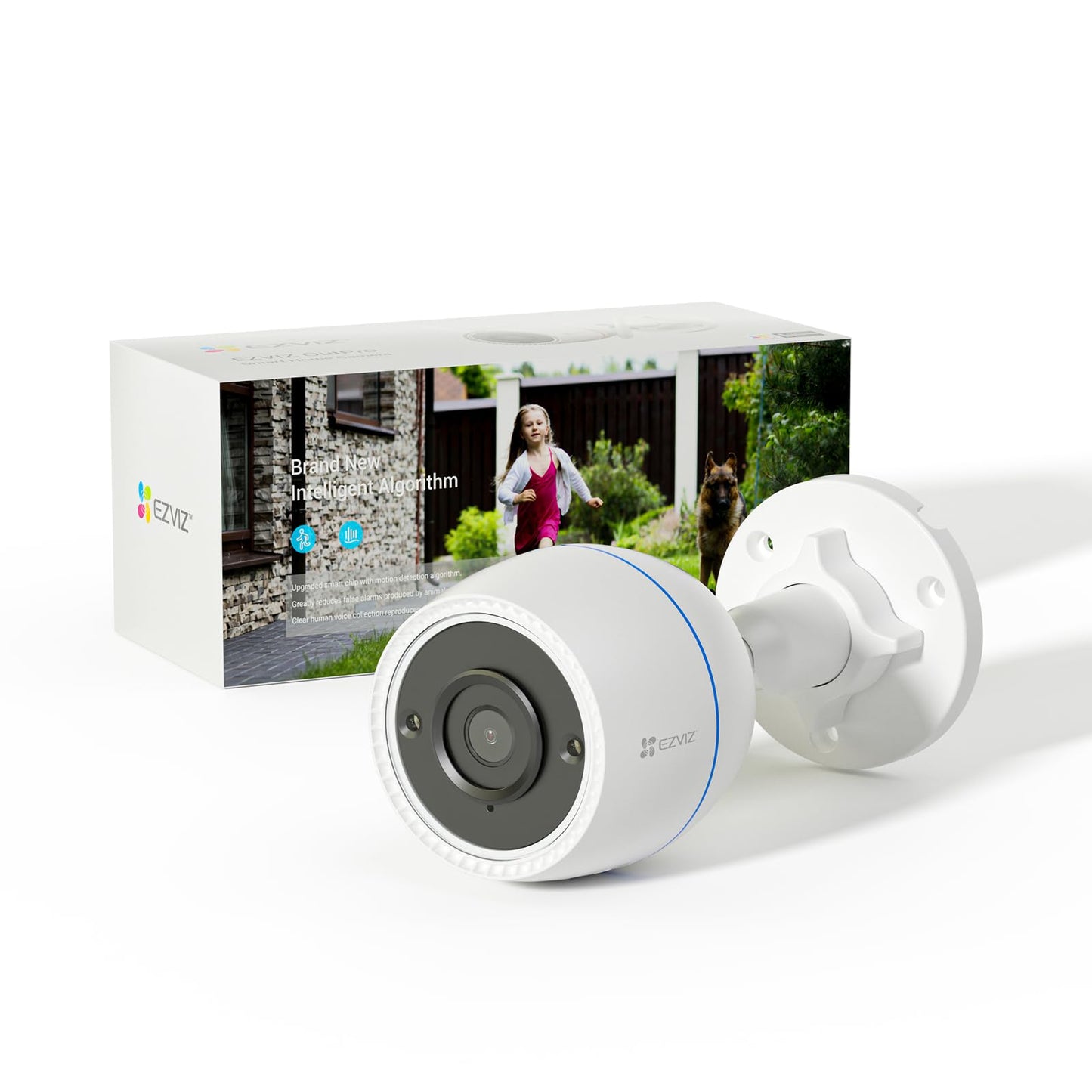 EZVIZ Outdoor Camera 30M Night Vision, CCTV System Wi-Fi Home Security Camera Surveillance, 1080P FHD, Smart Motion Detection, IP67 Waterproof, 256GB
