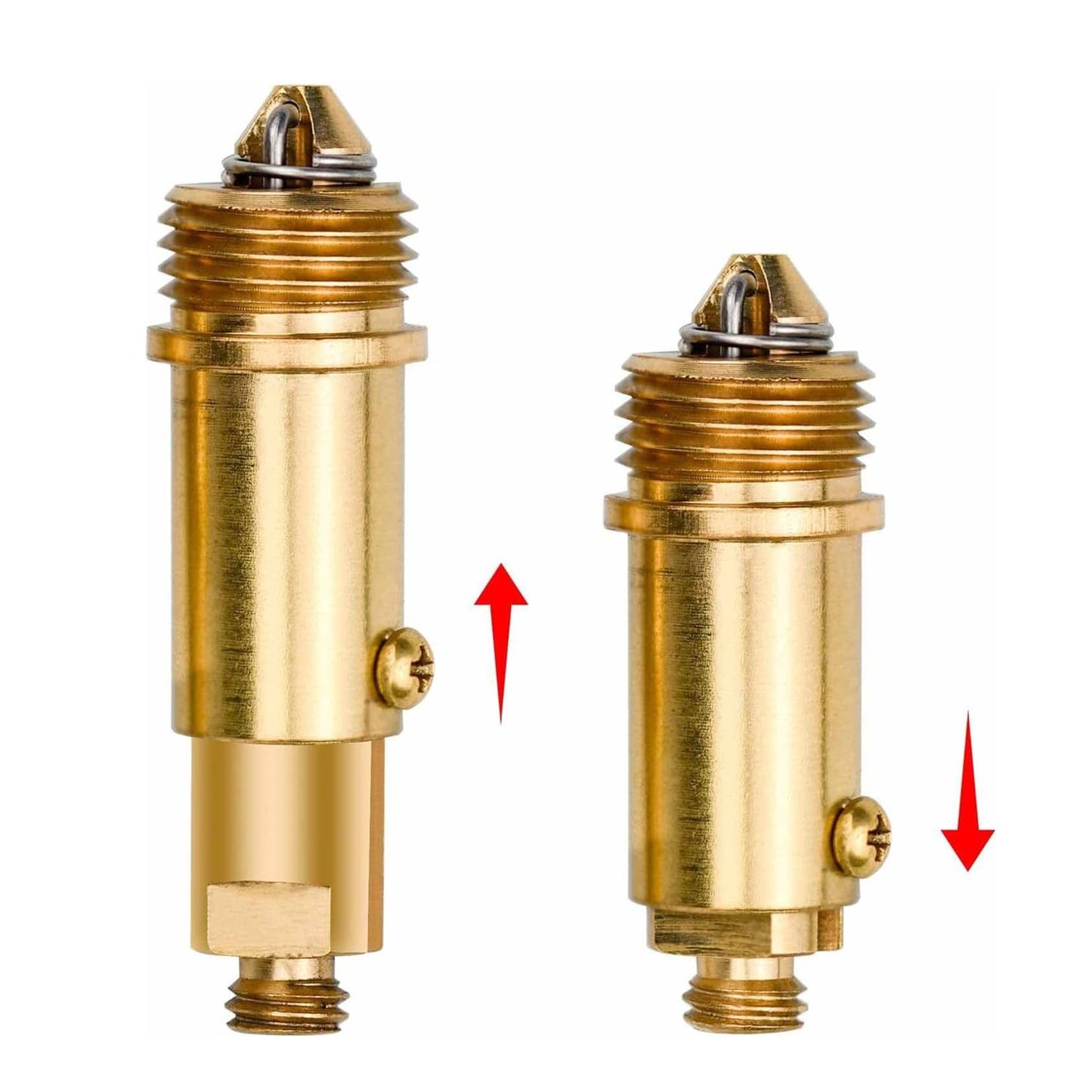 Westspark 2 Pcs Replacement Sink Basin Bath Pop Up Click Clack, Brass Plug Bolt Assembly Bathroom Sink Plug for Most Bathroom Bathtub Sink Drain