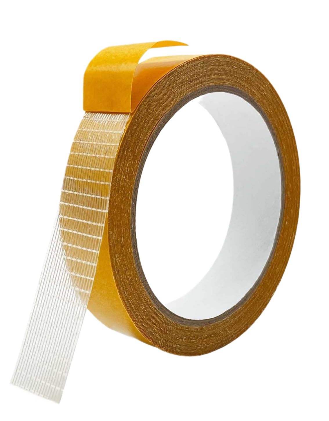 KAIHENG Heavy Duty Double Sided Fabric Tape, 1 Inch X 33FT Hem Tape for Curtains, Stitch Witchery Hem Pants Clothes Dresses Fabric Without Sewing