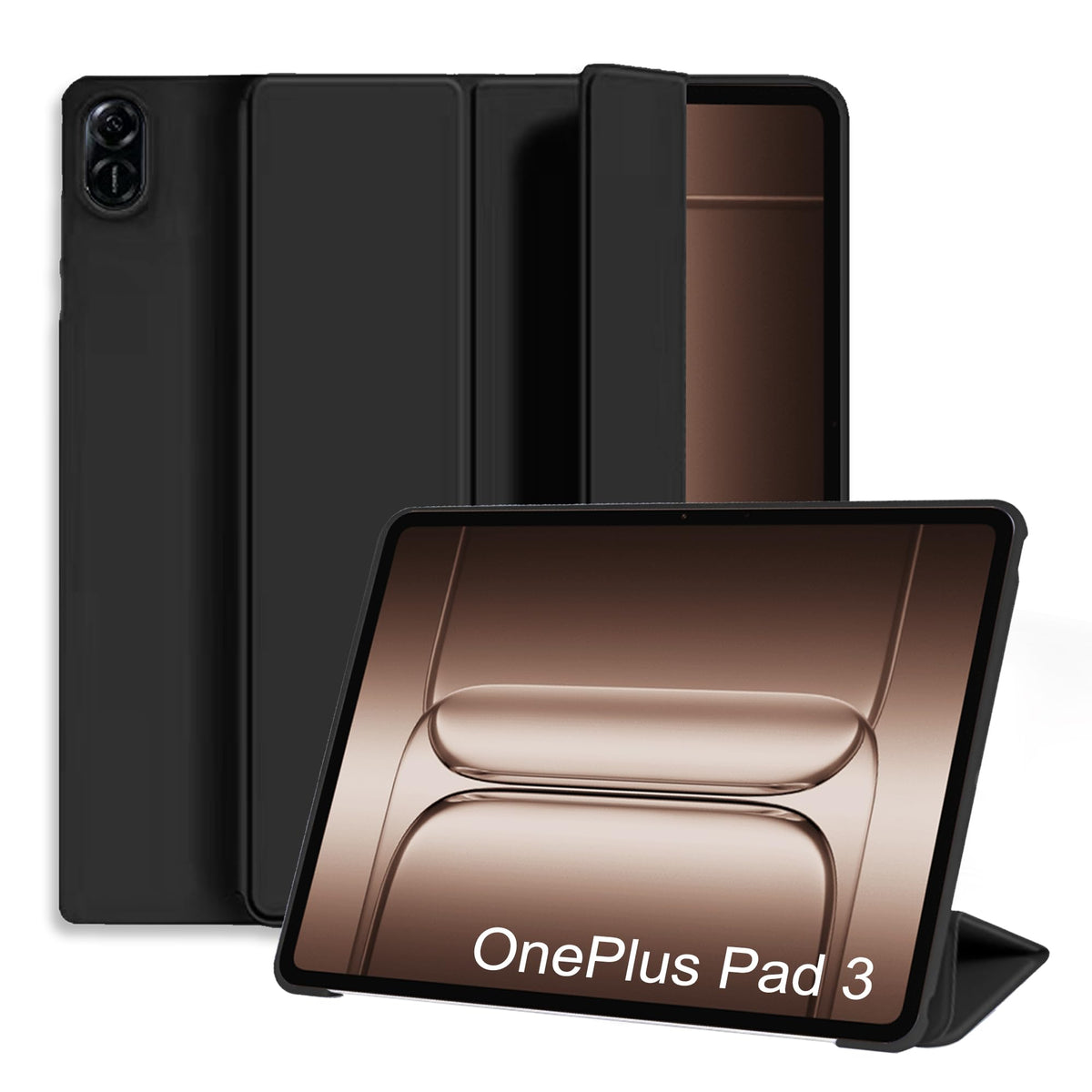 Suttkue for OnePlus Pad 3 Case Lightweight Scratch Resistant, Black for Tablet Case 13.2 inch