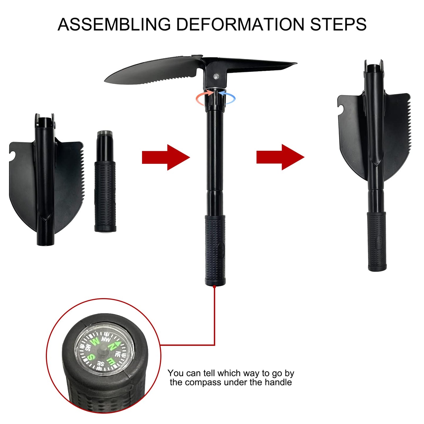 Voilamart Metal Detector Waterproof for Adults and Kids, Bounty Hunter Gold Digger Metal Detector with High Accuracy Adjustable Pointer Display, for
