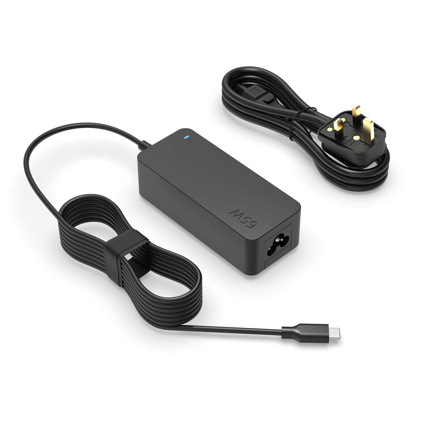65W USB-C Laptop Charger Fit for Lenovo Thinkpad, Yoga, Chromebook, Thinkbook Series, UK Plug
