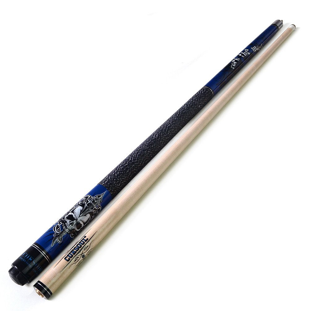 CUESOUL ROCKIN Series 58" 21oz Maple Pool Cue Stick Set with Joint Protector/Shaft Protector and Cue Towel(G405)