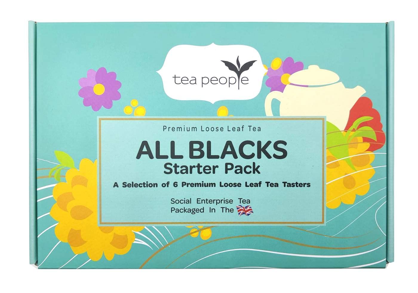 Tea People All Blacks, Starter Pack Containing Sachets Of 6 Of Our Finest Loose Leaf Black Teas