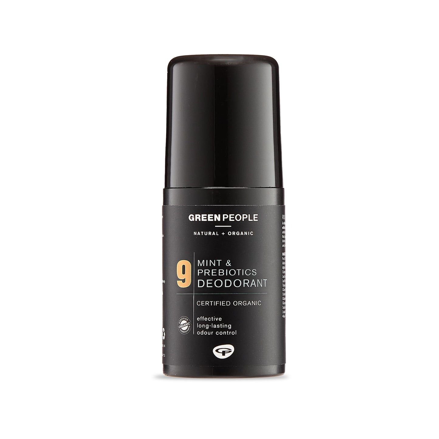 Green People For Men No. 9 Mint and Prebiotics Deodorant - Vegan, Organic & Cruelty Free, 75ml