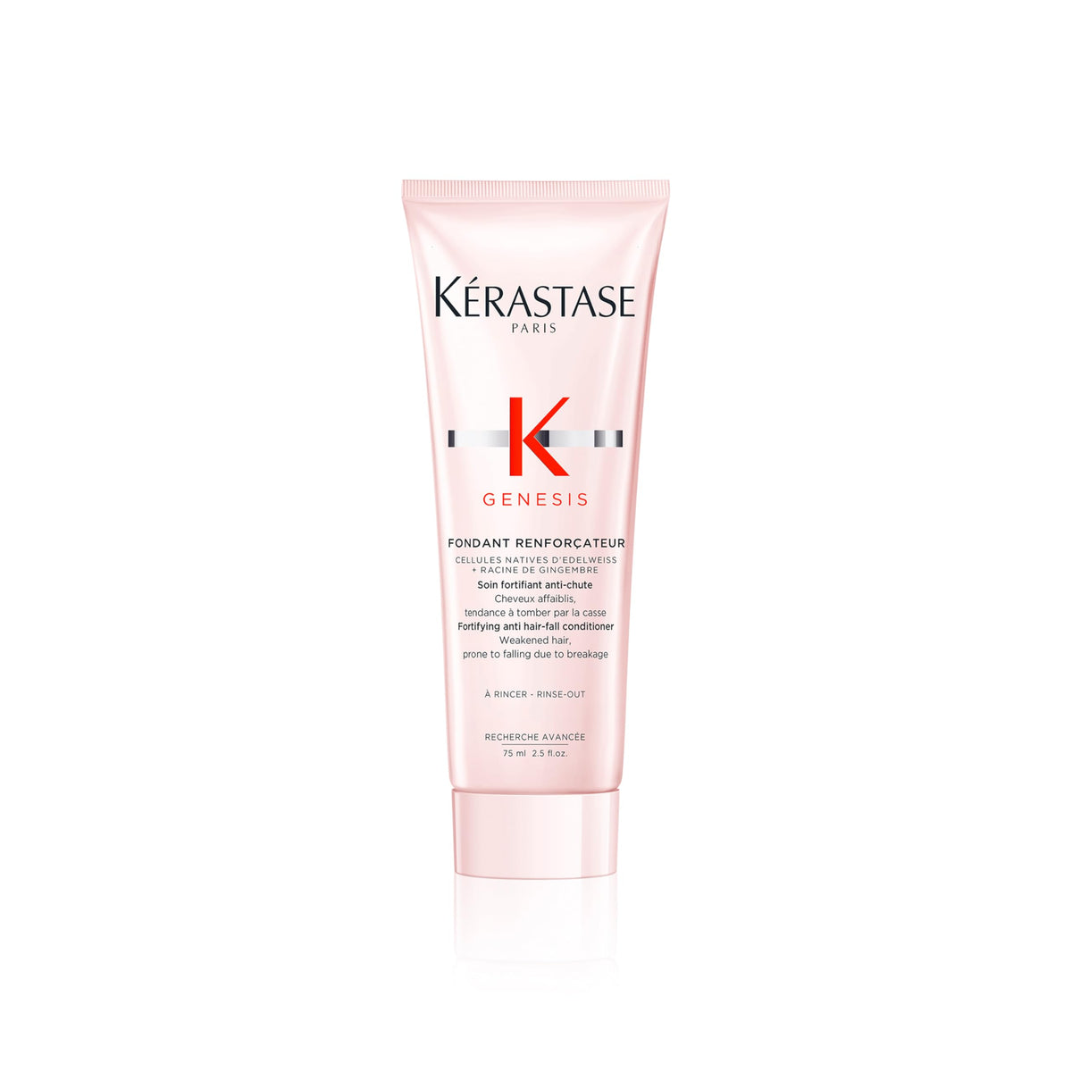 K?rastase Genesis Fortifying Conditioner, Anti Hair-Fall Conditioner, For Weakened Hair, With Ginger Root & Edelweiss Native Cells, 75 ml