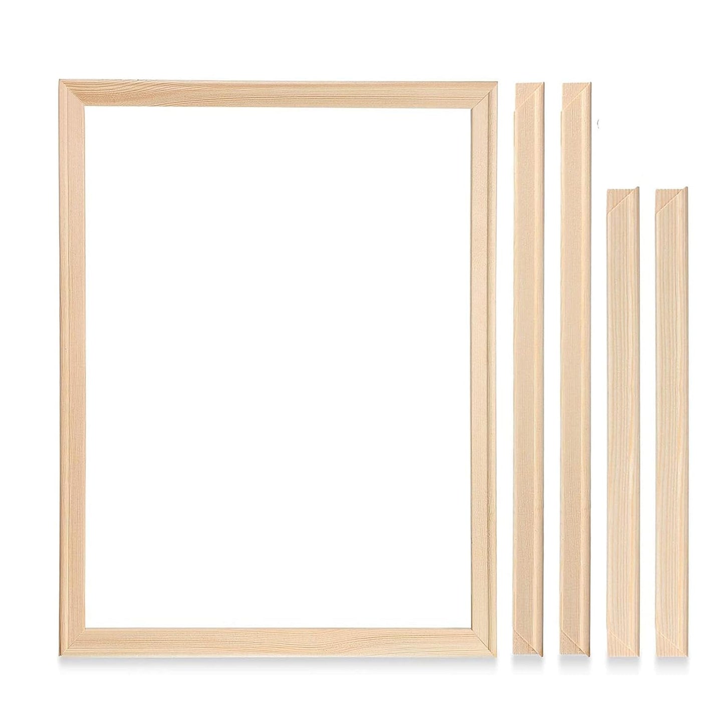 Wooden Frame Canvas Stretcher Bars 30x40 cm/12x16 inch, DIY Frames for Paint by Numbers Canvas Paintings, DIY Frame Kit for Diamond Painting Cross