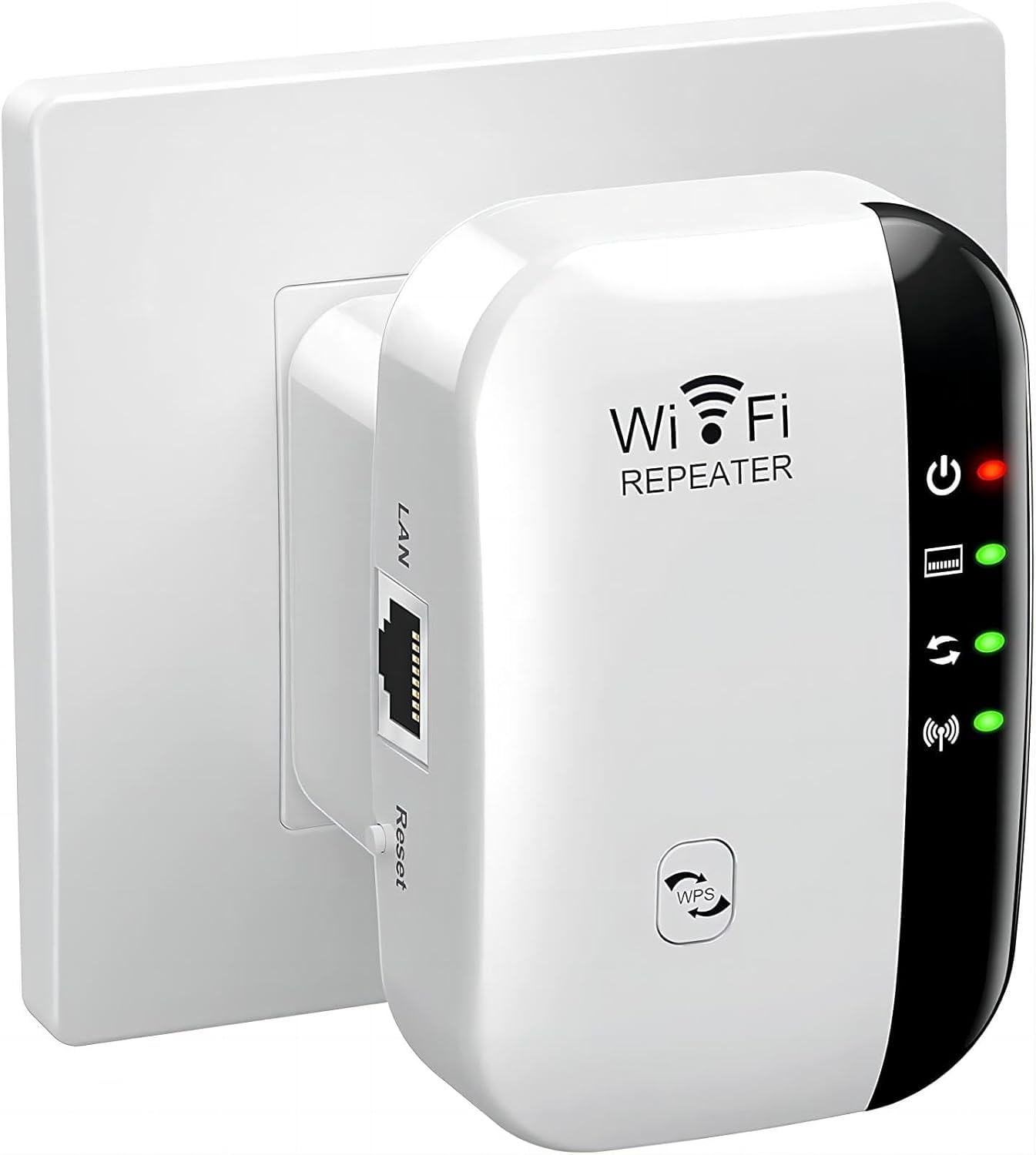 2026 Newest WiFi Extender, WiFi Booster, WiFi Repeater, Covers Up to 4950 Sq.ft and 50 Devices, Internet Booster - with Ethernet Port, Quick Setup,