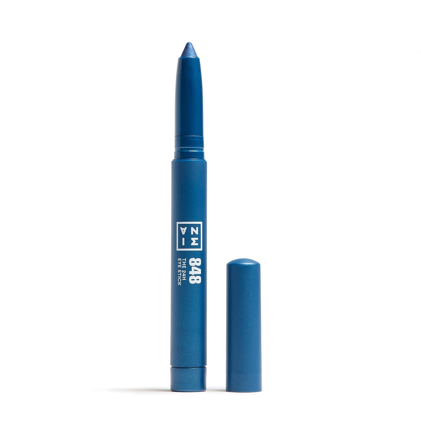 3INA MAKEUP - The 24H Eye Stick 848 - Light blue Eyeshadow Stick with Creamy Texture - 24H Waterproof - with Matte Shimmer & Metallic Finish -