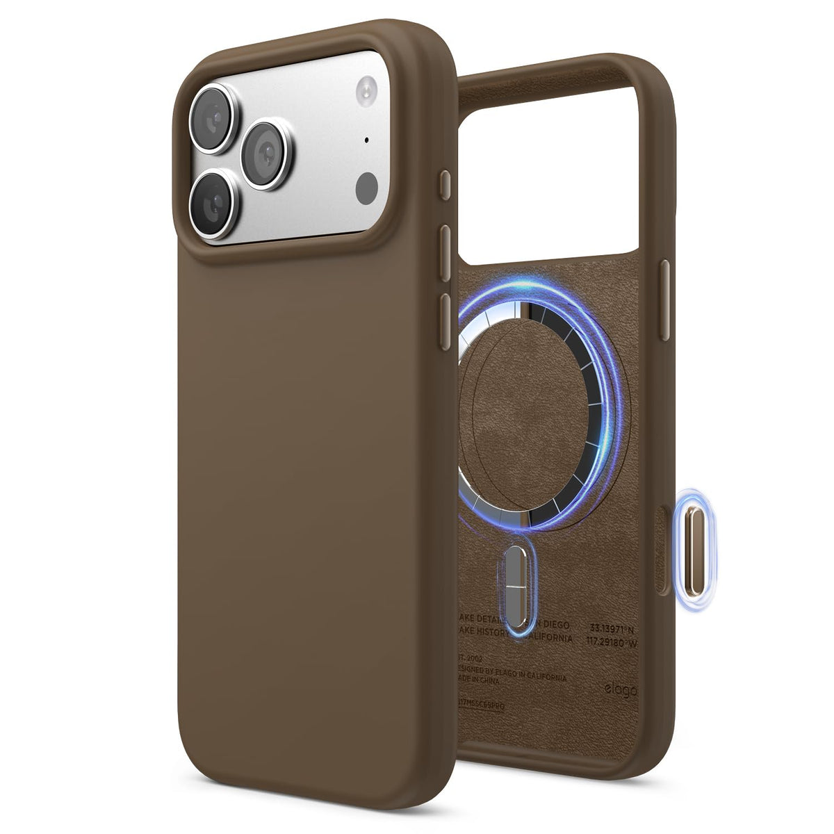 elago Magnetic Silicone Case Compatible with iPhone 17 Pro Max Case 6.9? - Compatible with MagSafe, Premium Liquid Silicone Material, Protective