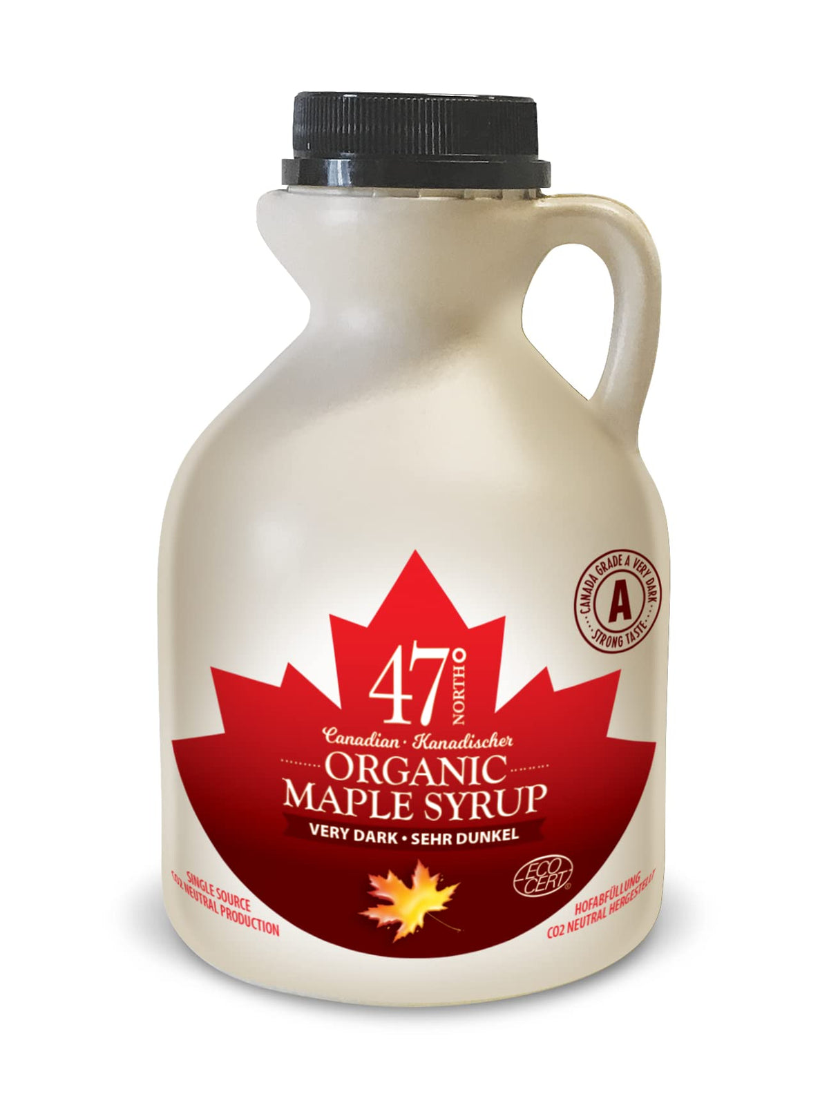 47? North Canadian Organic Single Source Maple Sryup Very Dark Strong 500ml