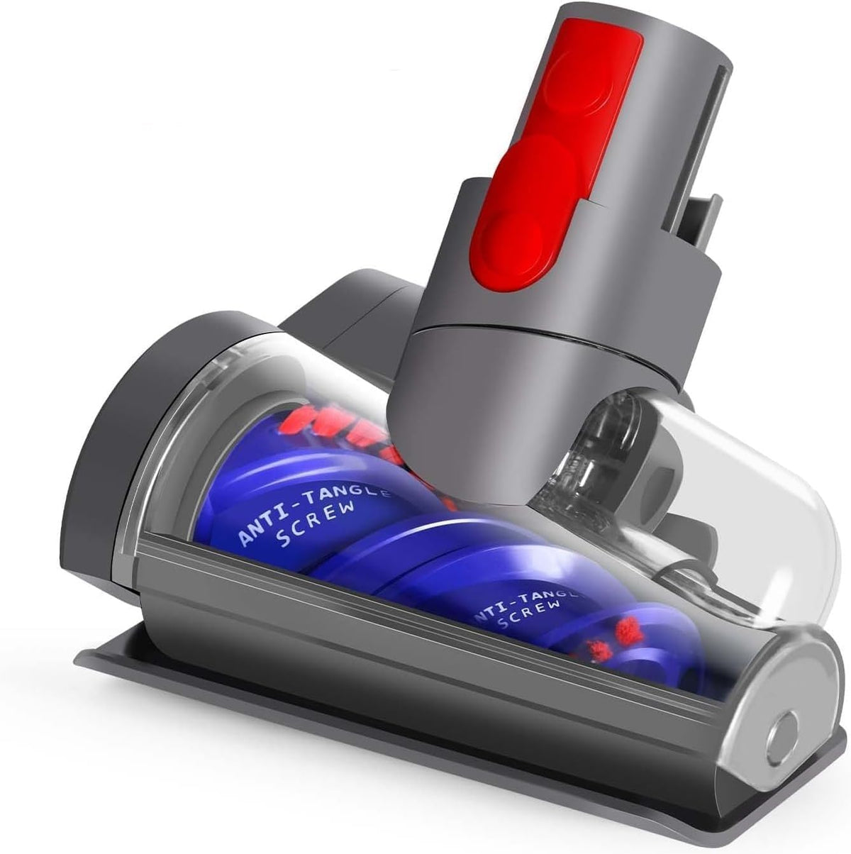 Mini Motorized Tool Brush Head Compatible with Dyson V7 V8 V10 V11 V15 Gen 5 Vacuum Cleaner, Anti-Tangle Attachment Replacement Head Suitable for Long