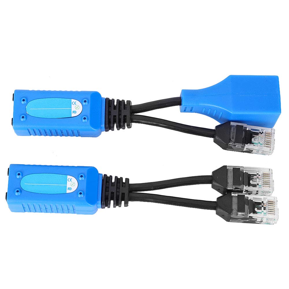 Joyzan Passive POE Cable Connectors Splitter and Combiner, Network Adapter Kit Household Electronics Ethernet Injector with 5.5 2.1 mm DC Connector