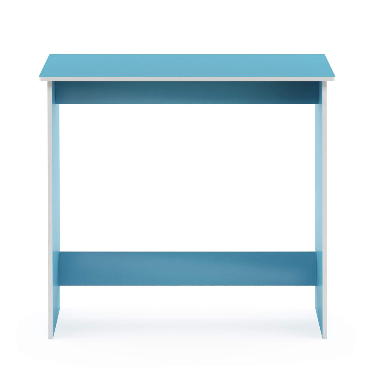 Furinno Simplistic Computer Desk, Study Desk, Writing Desk, Light Blue/White,39.1 (D) x 79.5 (W) x 75.7 (H) cm