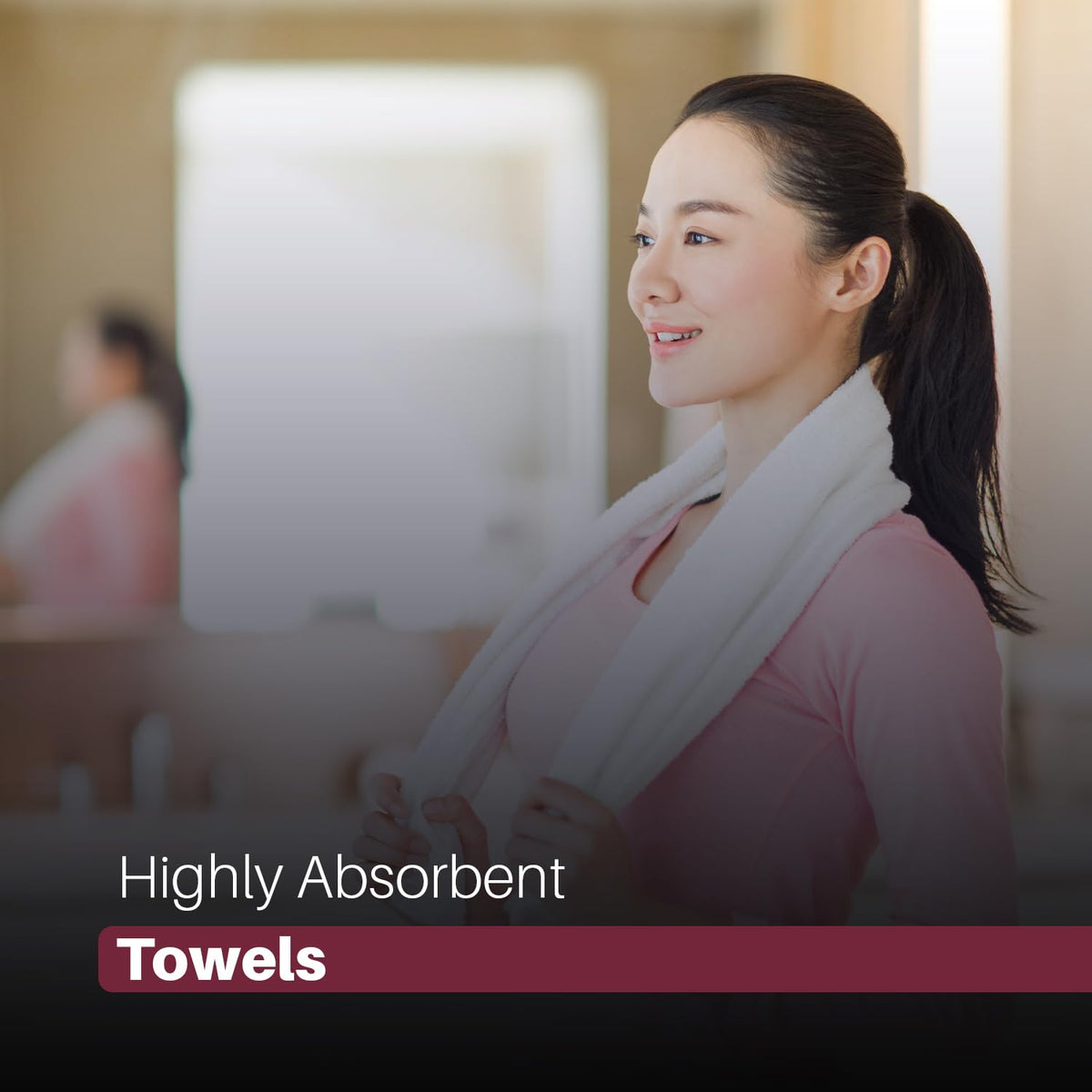 Indus Textiles 100% Egyptian Cotton Towel Sets 8 Piece - 2 Bath Towels 2 Hand Towels 4 Flannel Washcloths Bathroom Towels 600 GSM Highly Absorbent