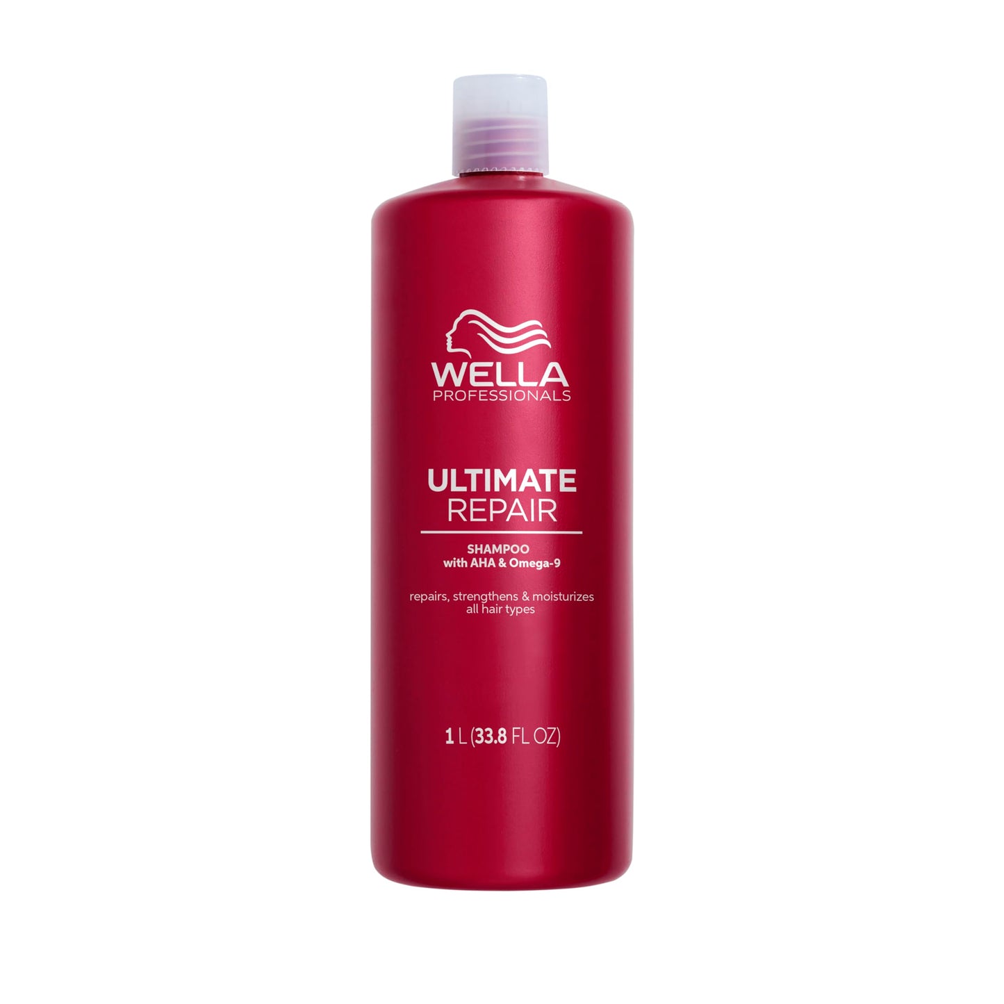 Wella Professionals Ultimate Repair Shampoo - Professional Lightweight Cream Shampoo for Damaged Hair -With AHA & Omega-9 - For All Hair Types