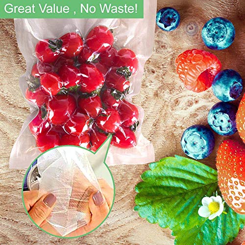 O2frepak 200 Count 28X40cm Textured Vacuum Sealer Bags for Food Sealer,BPA Free and Heavy Duty Embossed Vacuum Seal Food Sealer Bags,Great for Sous