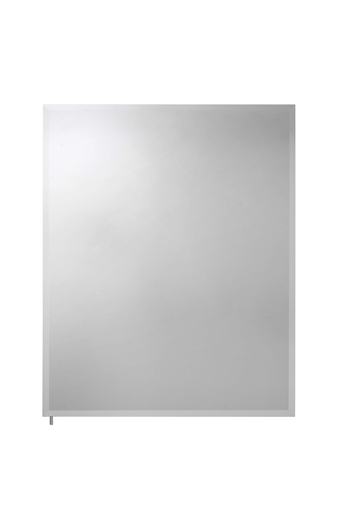 Croydex Haven Aluminium Bathroom Mirror Cabinet, Double Sided Mirrored Doors, Adjustable Shelves, Easy Install Hang 'n' Lock System, Surface & Recess