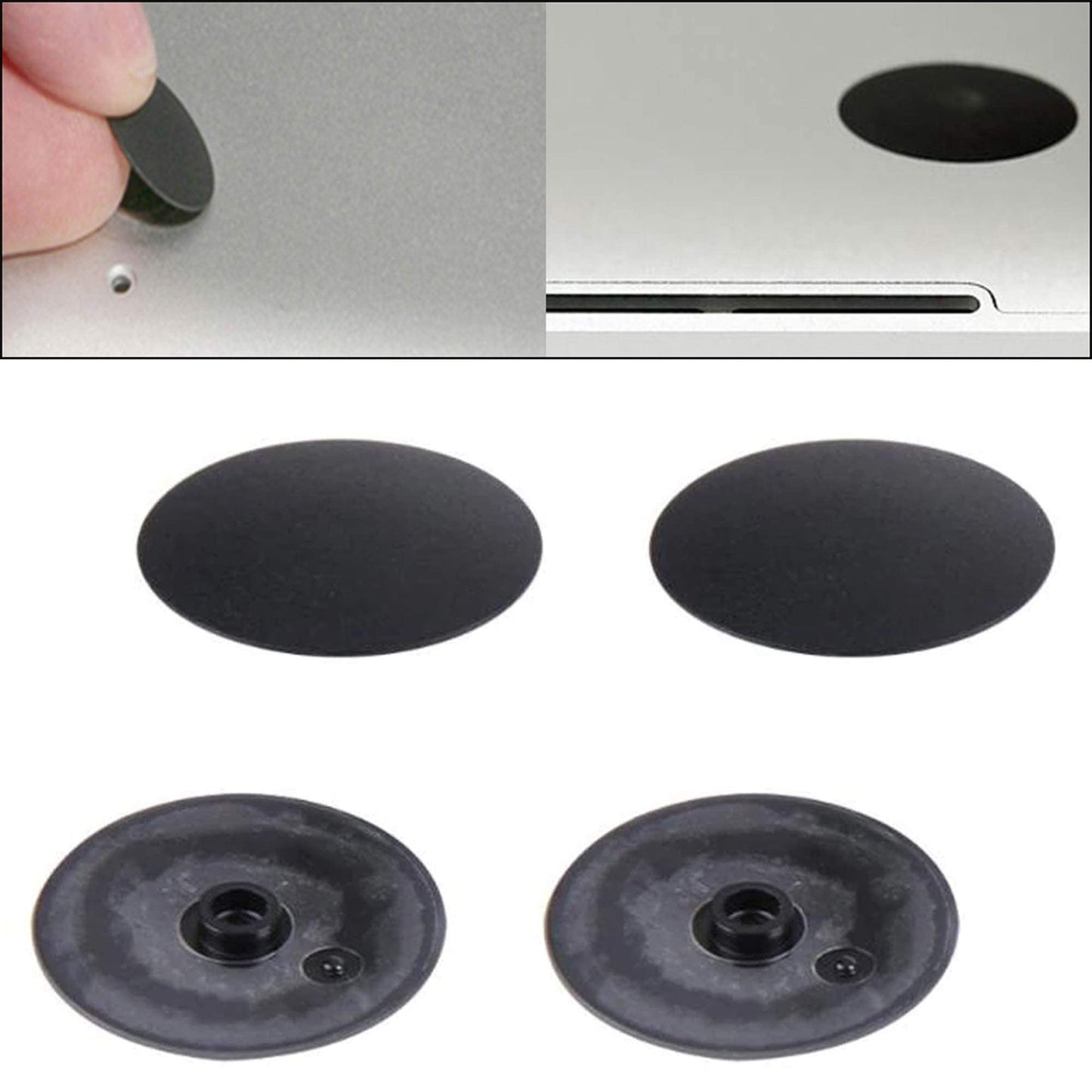 zalati Bottom Base 4pcs Rubber Feet Pad Replacement for Compatibale with MacBook Pro A1425 A1398 A1502