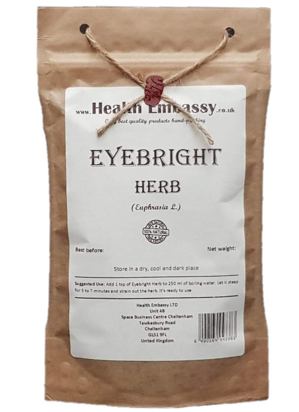 Health Embassy Eyebright Herb Tea | Euphrasia L | 100g