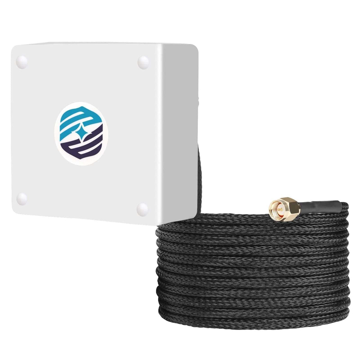 Maswell 4G LTE 5G Antenna Outdoor, 700?6000 MHz Up to 5dBi Gain (Not for Speed Competition), 5km Range, WiFi 6 Ready, IP67 Waterproof, UV-Stabilized,