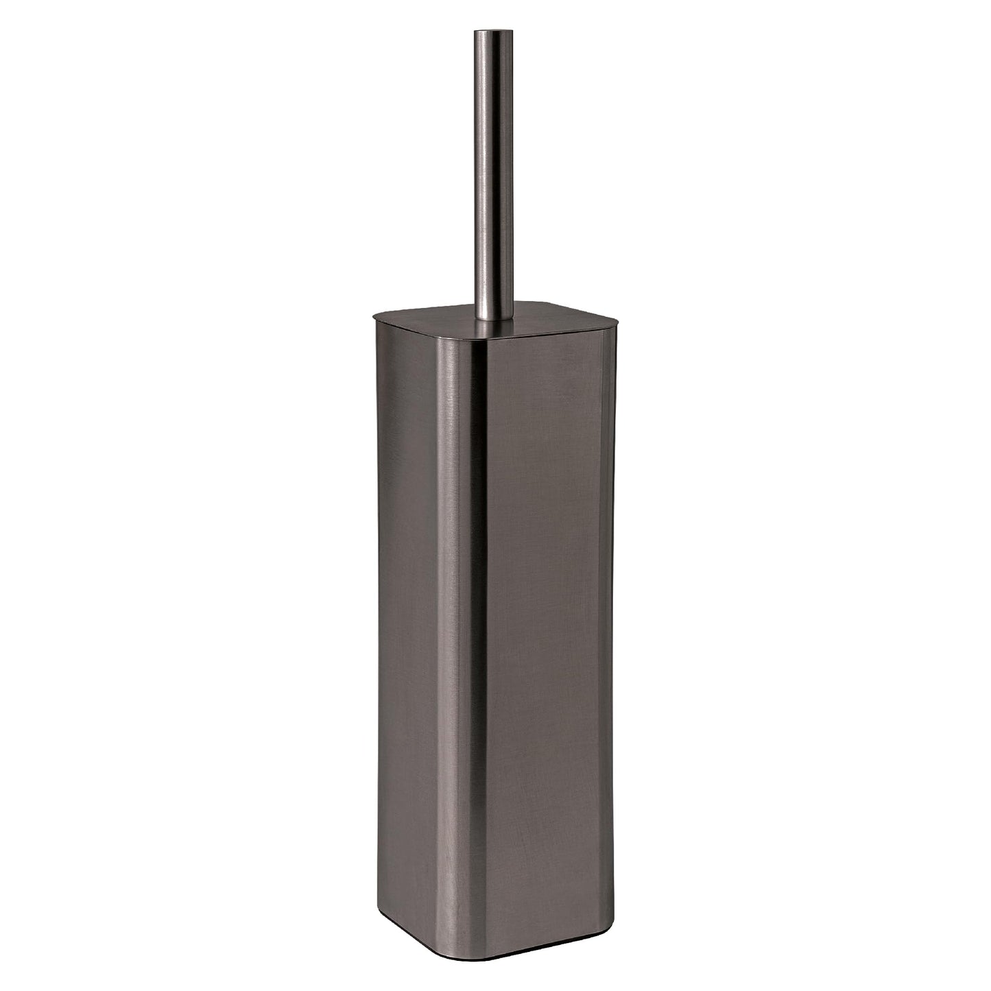Gedy TONGA BRUSH, Stainless Steel chromall, Gunmetal, 8,3x8,3x38cm