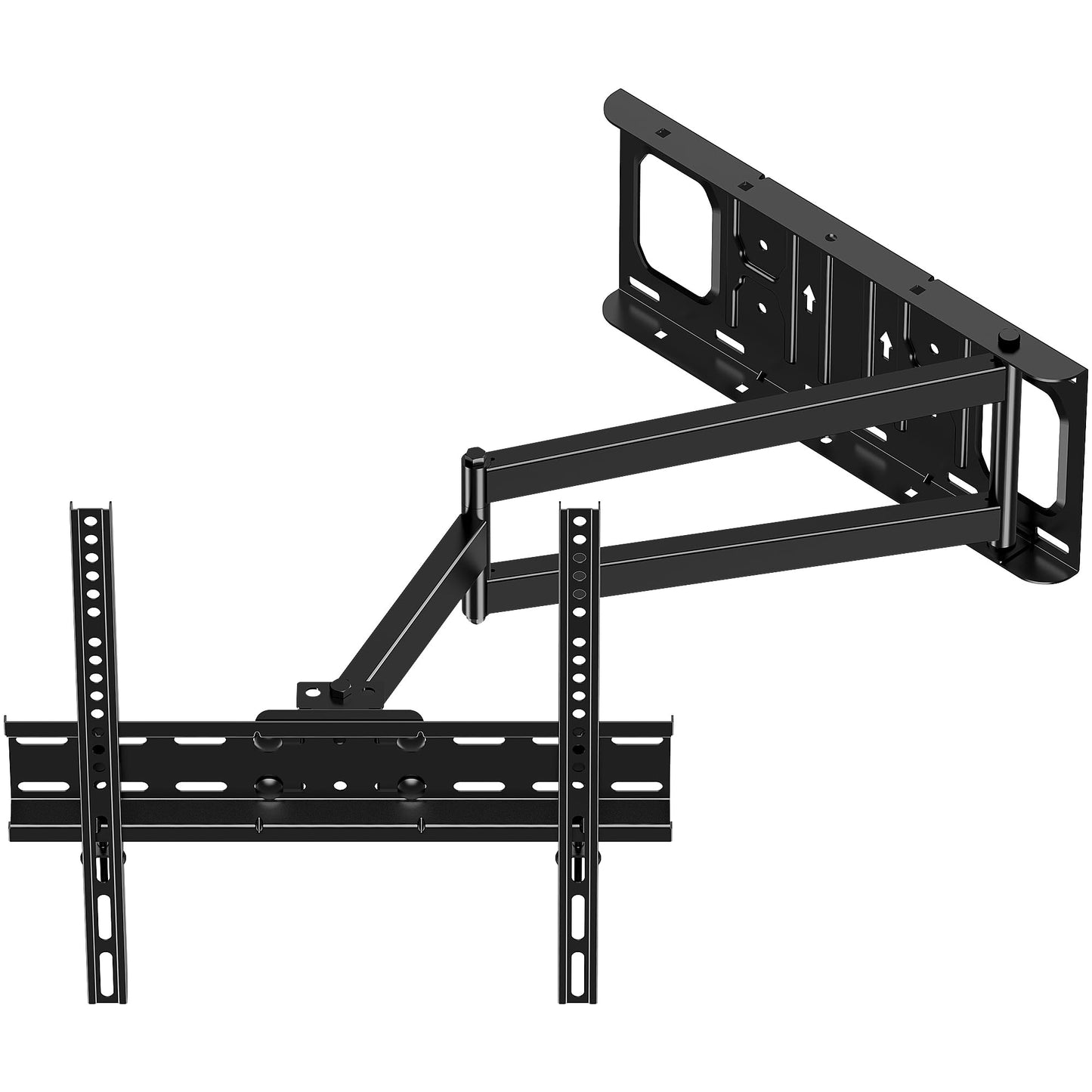 FORGING MOUNT Long Reach TV Wall Bracket with 650mm Long Arm, Full Motion Corner TV Bracket for 26-65? TVs up to 35kg, with 90? Swivel Dual Tilt