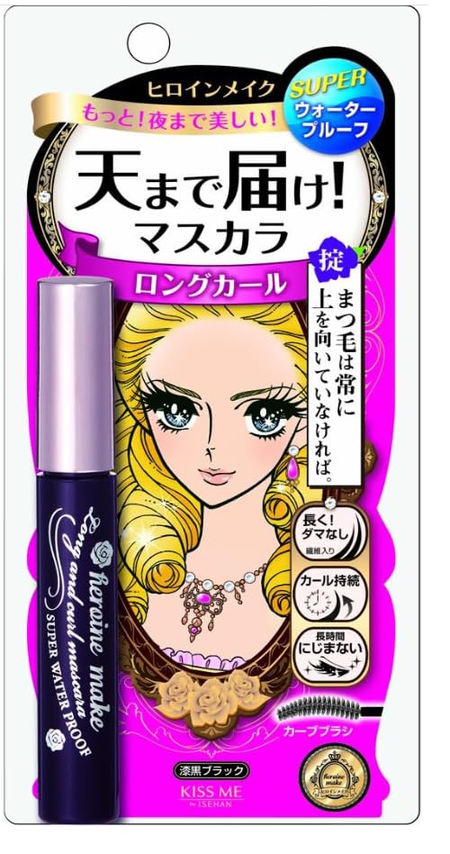 Isehan Heroine Make Long & Curl Mascara Waterproof Black