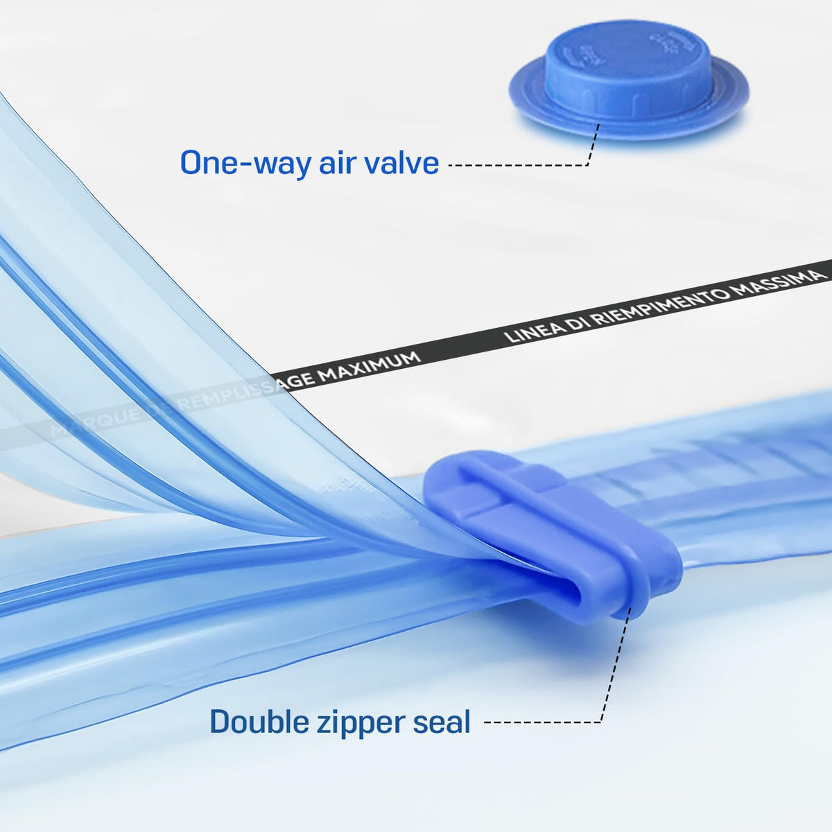 CaptainFive Vacuum Storage Bags Jumbo 6 Packs(39'' x 31.5'), Vacuum Pack Bags for Clothes, Pillows, Comforters, Duvets