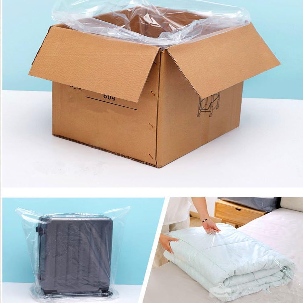 Upgrade thicken Extra Large Clear Storag Bags Suitcase Storage Bags Plastic Storage Bags