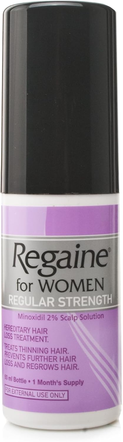 Regaine for Women 2% Minoxidil Scalp Solution 60 ml, Expiry date 04/29, New but open, scruffy box