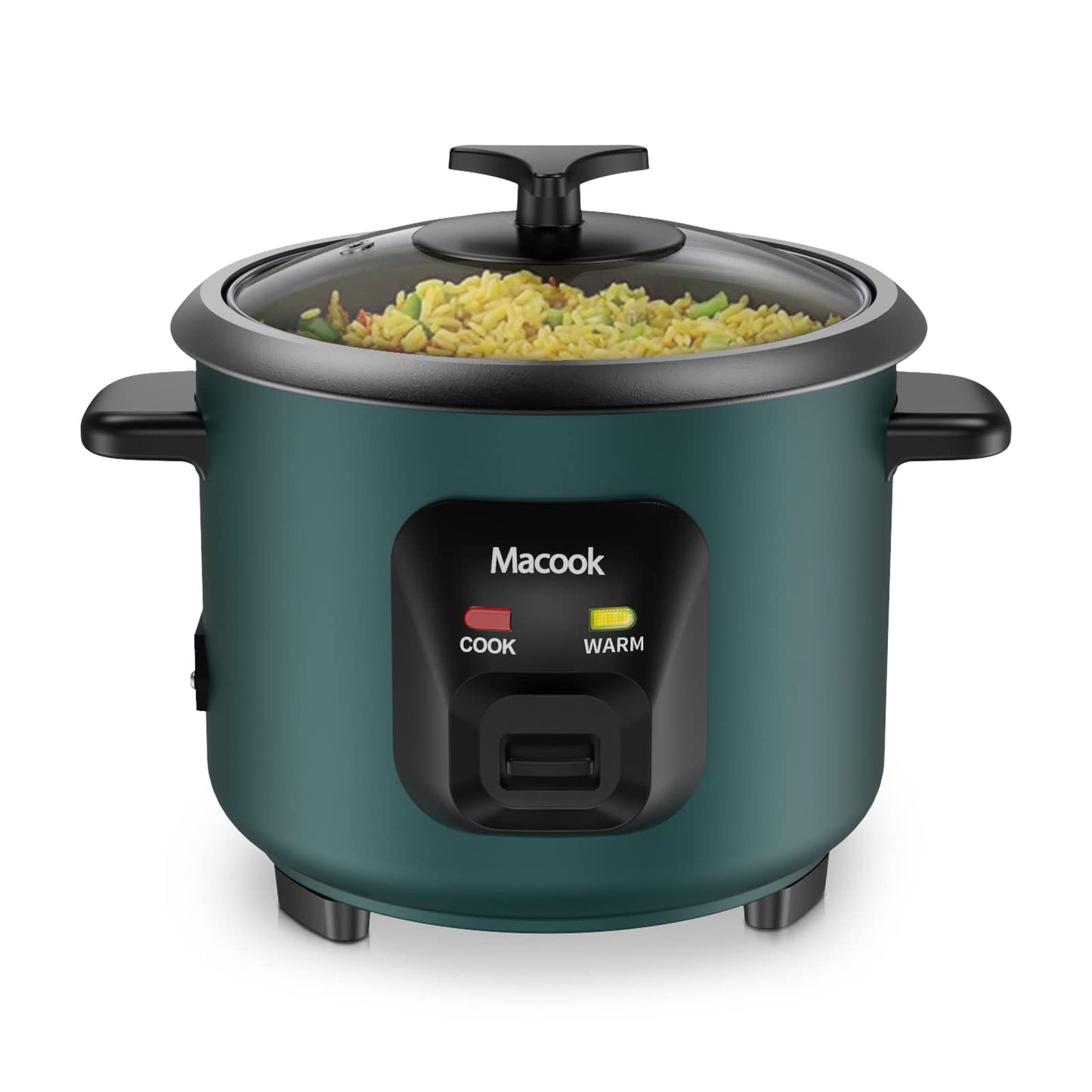 Macook Mini Rice Cooker | 0.6 Liter Multi-functional Rice Cooker Small | Non-Stick Rice Pot | One-button Operation | Automatic Keep Warm |