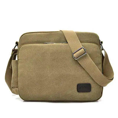 Vintage Canvas Messenger Bag – Everyday Utility Crossbody