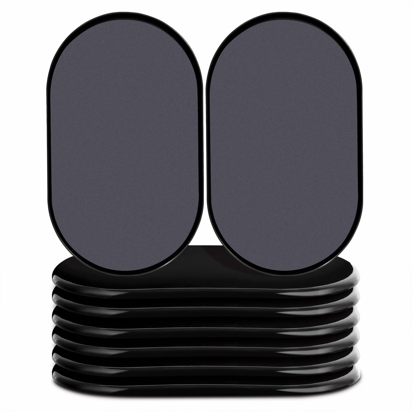 Ezprotekt 8 Pcs Reusable Furniture Sliders and Gliders for Carpet Surfaces ? Moving Heavy Furniture Quickly and Easily with Furniture Sliders Oval