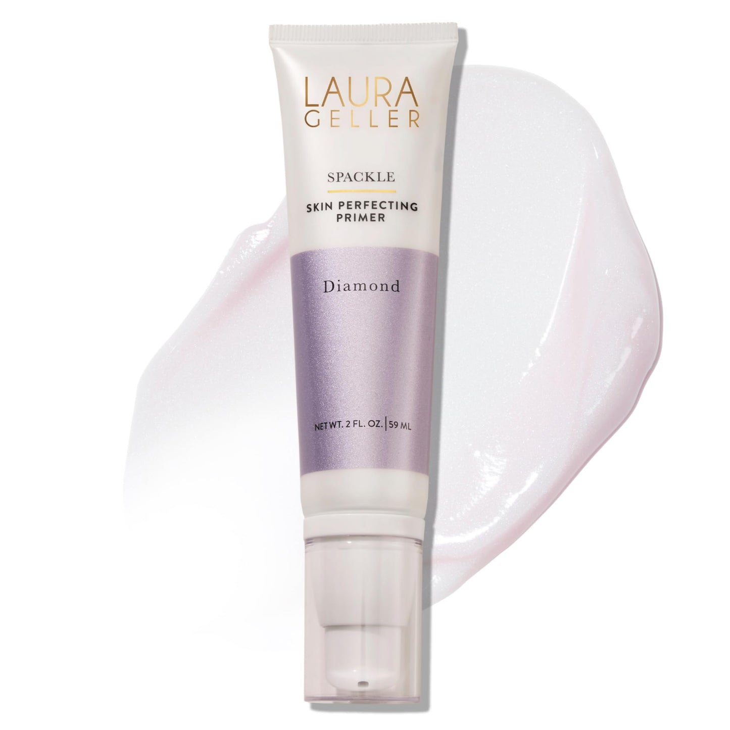 LAURA GELLER NEW YORK Spackle (Diamond) Lightweight Makeup Primer - Skin Perfecting Face Primer with Hyaluronic Acid for Long-Lasting Hydration - 59ml